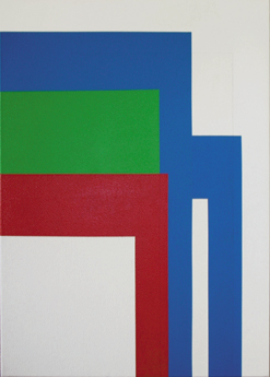 5d-cubus in rot, blau, grün und weiss, Frank Richter
